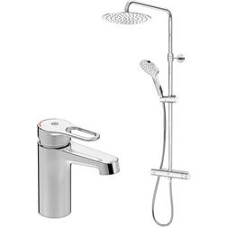 Gustavsberg Blandarpaket Skandic Takduschset 160Cc Krom