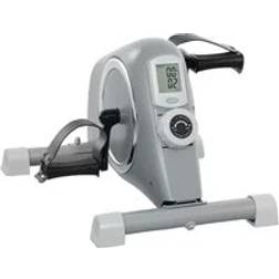 Sportnow Mini Pedal Exercise Bike with 8-Level Quiet Magnetic Resistance LCD Display Grey