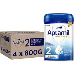 Aptamil Advanced 2 Follow On Baby Milk Powder 800g x 4