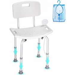 VEVOR Adjustable Height Shower Chair 158.8 kg