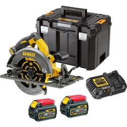 Dewalt DCS576T2 54V XR Flexvolt Circular Saw 190mm Track Plunge Rail Base 6ah
