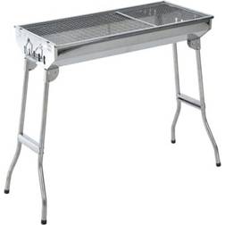 Garden Mile Large Stainless Steel Charcoal BBQ Grill