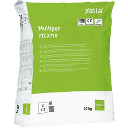 Xella Multipor Mørtel 20kg Klæber Armerings Slutpuds