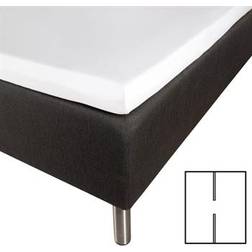 Night & Day Kuvertlagen H-split 180x210 cm Hvid 100% Bomuldssatin Lagen Hvid (210x180cm)