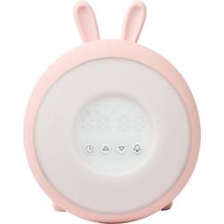 Rabbit & Friends Wake Up Lampe 20 x 15 x 6 cm Pink Natlampe