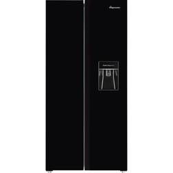 Fridgemaster MS83430DEB 84cm Frost Free American Fridge Freezer Black