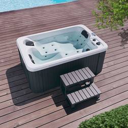 Home Deluxe Whirlpool Outdoor Aussenwhirlpool 15 Düsen Anthrazit