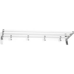 Habo Elegant 800mm Aluminium/Vit Hatthylla