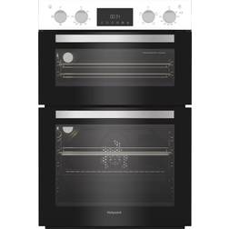 Hotpoint DIH 10D W Built In Electric Double Oven Stainless Steel, White