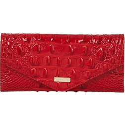Brahmin Veronica Melbourne Embossed Leather Wallet - Carnation/Gold, Created