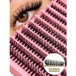 Shein 200 Clusters 40D Individual Lashes Extensions Volume Fluffy Eyelash Clusters, DIY Eyelash Extensions