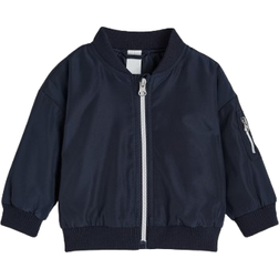 H&M Baby Blå Bomberjacka