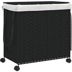 vidaXL Vasketøjskurv Med Hjul 60 x 35 x 60,5 cm