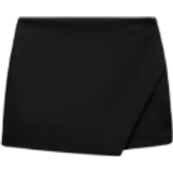 Zara Asymmetric Skort - Black