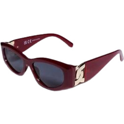 River Island Slim Sunglasses - Dark Red