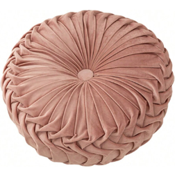 Shein Pumpkin Shaped Pillow Solid Color Round Cushion For Living Room Bay Window Seat Cushion Throw Pillow Home Decor Complete Decoration Pillows Pink (35x35cm)