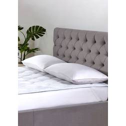 BHS Plush Topper Super King Size - Mattress Cover White