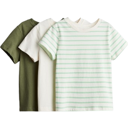 H&M Pojke Grön 3-pack T-shirt
