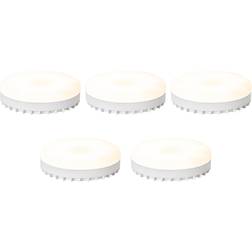 LUUMR Set med 5 Smart GX53 Dimbar LED-lampa RGB 9W 806LM 2700K-6500K