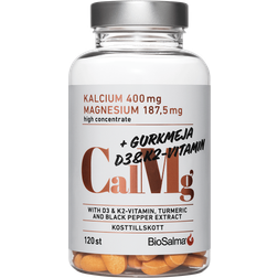 BioSalma CalMg + K2 & Gurkmeja 120 stk