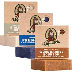 Dr. Squatch All Natural Soap Bar for Men 3 Bar Variety Pack 3-pack