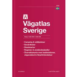 Vägatlas Sverige (Häftad, 2025)