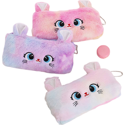 Shein 1pc Cartoon Cat Embroidered Random Pencil Case