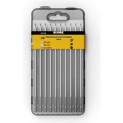 Ironside 201738 Bitssæt 10 dele, spor/PH/PZ 150 mm