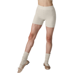 Alo Alolux High-Waist Me Time Short - Oatmeal Heather Beige