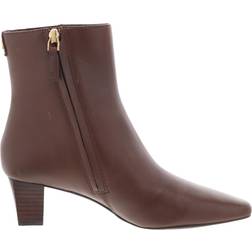Lauren Ralph Lauren Women's Willa Square-Toe Dress Booties Dark Mahogany 8.5M