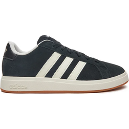 adidas Kid's Grand Court 00s Shoes - Core Black/Off White/Gum