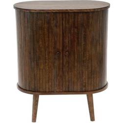 Hofstra & Wagner Trewood Jalousi Skab Lille i Smoked Eg 70 cm Opbevaringsskab 70x85cm