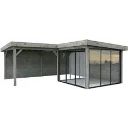 Palmako Paviljong Lenna Slide 24.9m² Set 412 588x588 cm (Byggnadsarea )