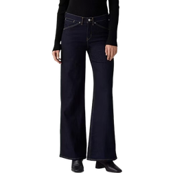 Levi's 318 Shaping Stellar-Stretch Wide-Leg Jeans - Darkest Sky