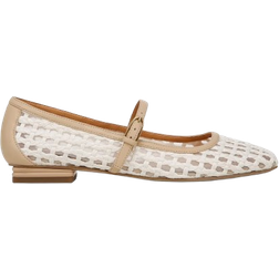 Franco Sarto Tinsley Mary Jane Flat Shoes - Ivory White