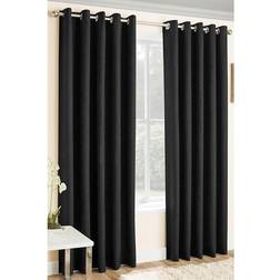 Homelife Vogue Woven Blackout Eyelet Curtains 90x108cm