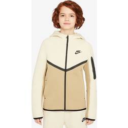 Nike Sportswear Tech Fleece Full Zip Hoodie - Beige