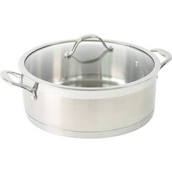 Procook Steel Shallow Casserole 28cm with lid 6.1 L 28 cm
