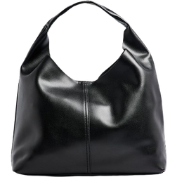 NA-KD Leather Triangular Tote Bag - Sort