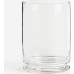 H&M Large Glass Candle - White Lantern 20cm