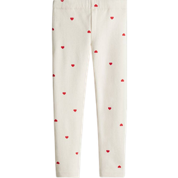 H&M Beige Leggings Med Børstet Inderside - Beige