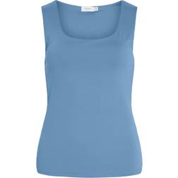 Vila Vikenza Basic Tanktop - Lyseblå