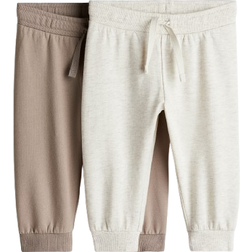 H&M Brun 2-pak joggers 2-3Y