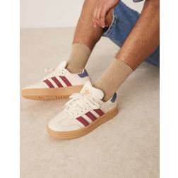 adidas Samba XLG Trainers - Wonder White/Shadow Red/Gold Metallic