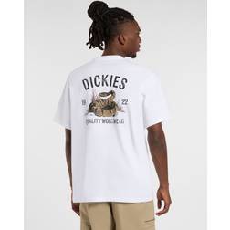 Dickies T-shirt Med Ormtryck Baktill - Vit