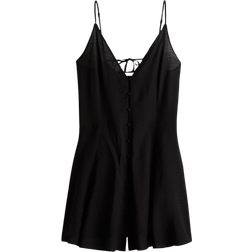 H&M A-Facon Kjole Med Smalle Stropper - Sort