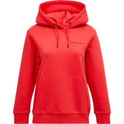 Peak Performance Original Small Logo Hood - Brilliant Red