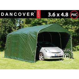 Dancover Garagetelt Opbevaringstelt PRO 3,6x4,8x2,68m PVC Grøn