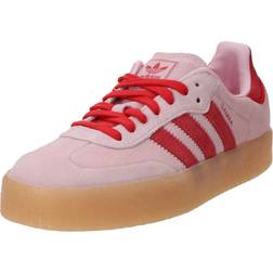 adidas Womens Sambae Trainers Bliss Pink Red Gum, 5