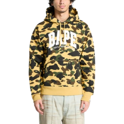 A Bathing Ape Camo Bape Pullover Hoodie - Yellow
